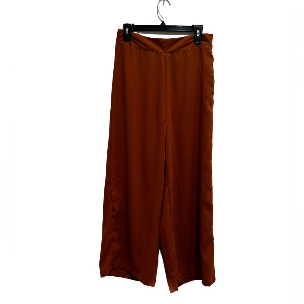 Rare Dark Mustard Fall Color Culottes with Side Zip Size M